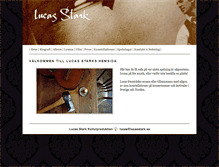 Tablet Screenshot of lucasstark.se